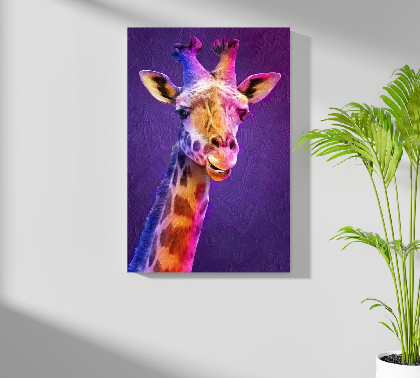 Giraffe Aluminum Print