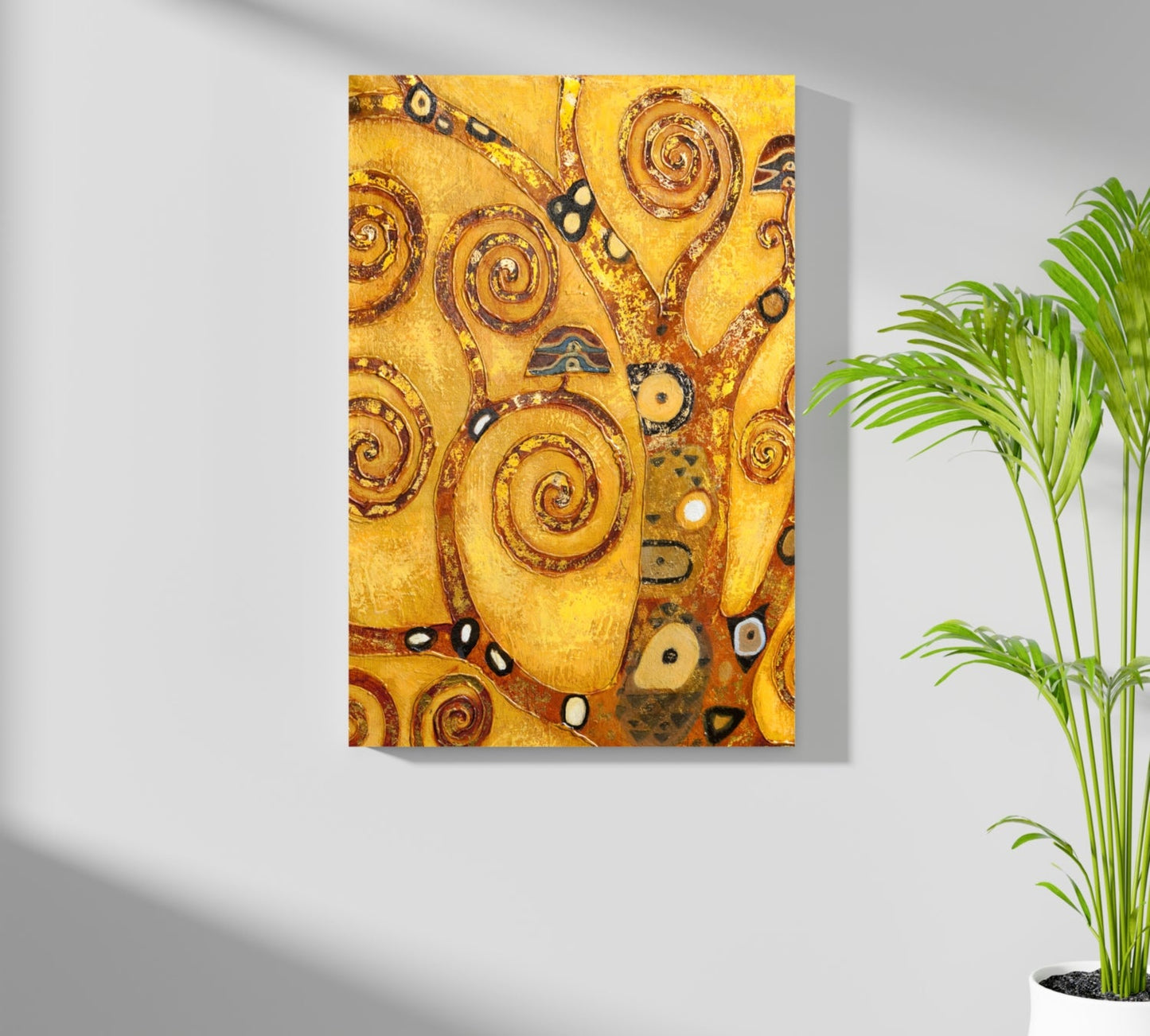 Gustave Klimt Style Aluminum Print