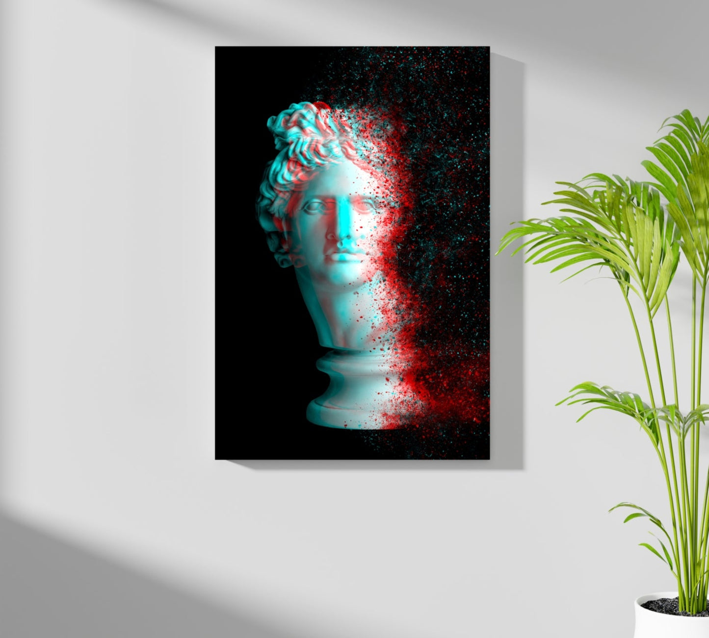 Statue Head Contemporary Aluminum Print