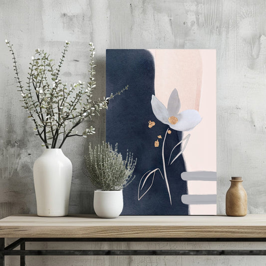 Abstract Flower Aluminum Print