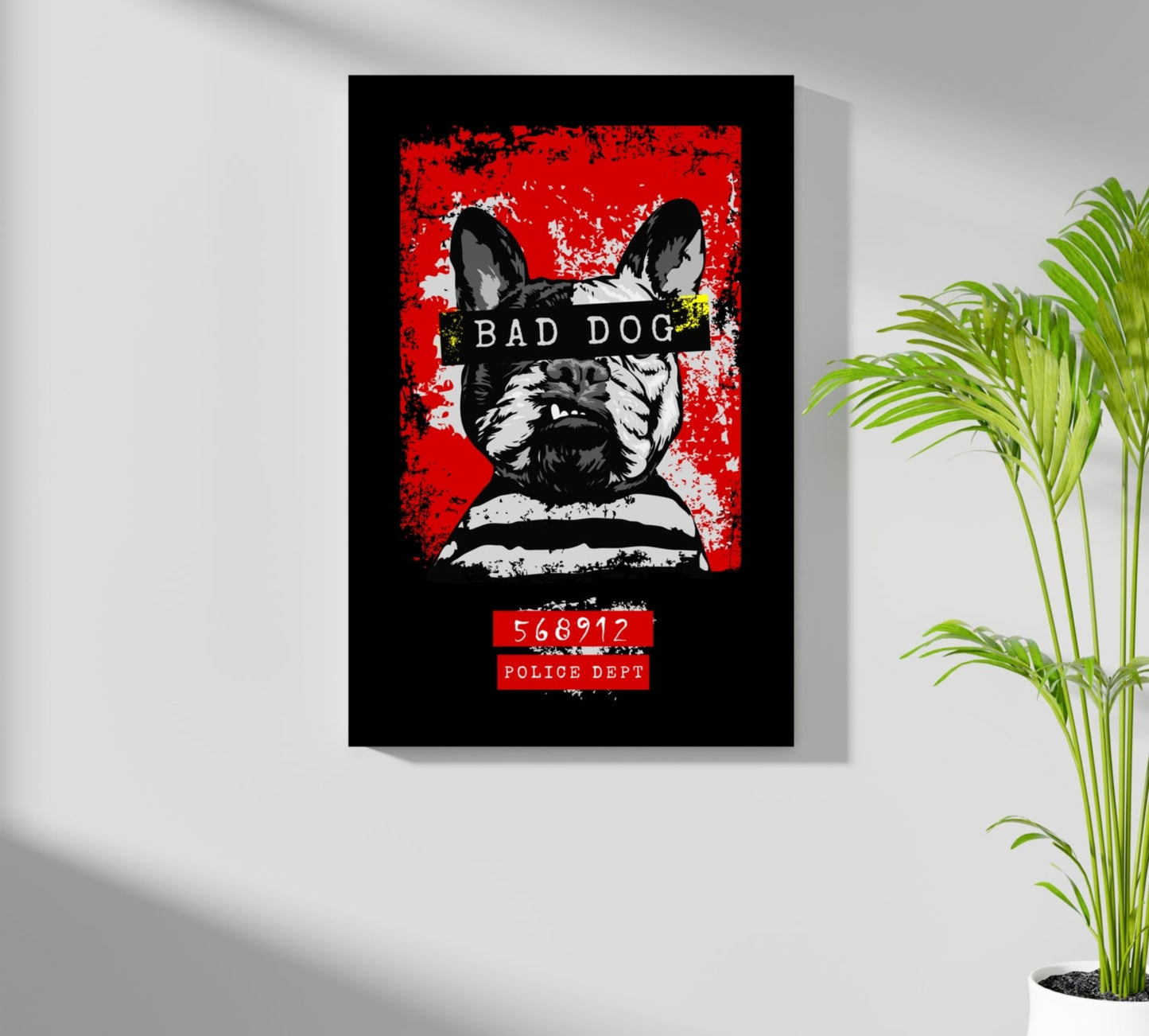 Bad Dog Aluminum Print