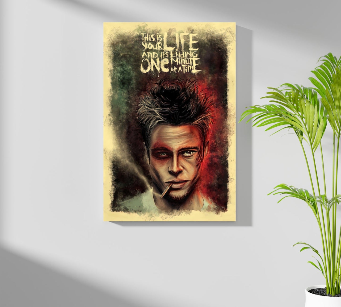 Fight Club Rule Aluminum Print