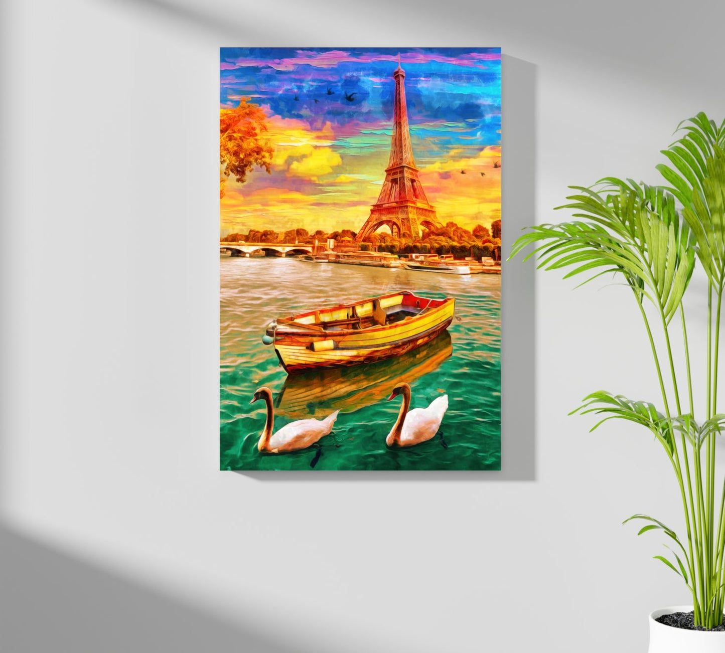 Eiffel Tower Aluminum Print