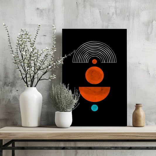 Line Art V1 Aluminum Print