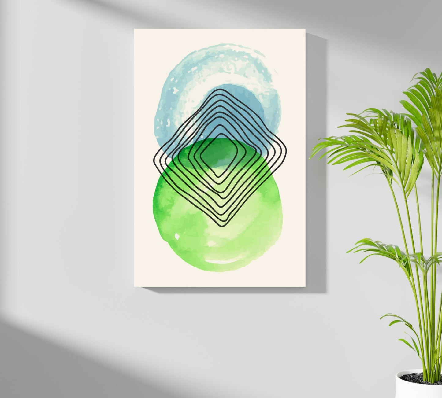 Abstract Gravity V1 Aluminum Print