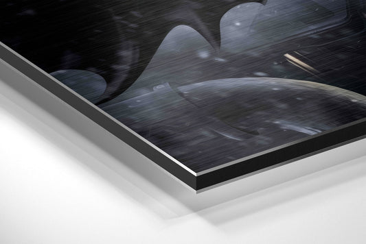 Batman Brushed Aluminium Dibond Wall Art
