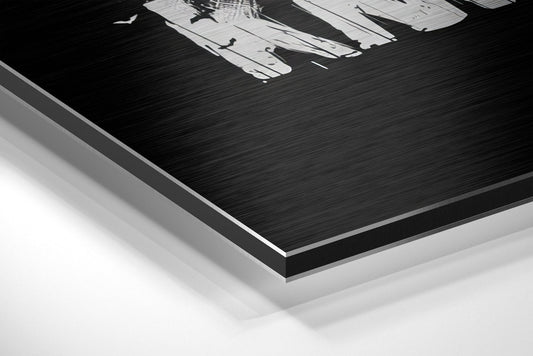 Batman Brushed Aluminium Dibond Wall Art