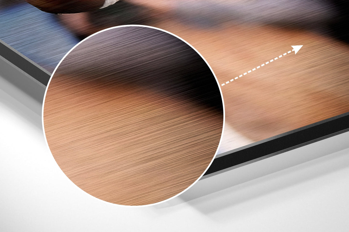 American Football Brushed Aluminum Dibond Wall Art