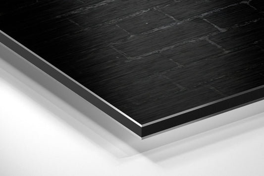 No Pain, No Gain Brushed Aluminium Dibond Wall Art