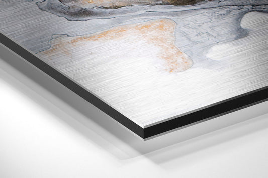 Marbleous Brushed Aluminium Dibond Wall Art