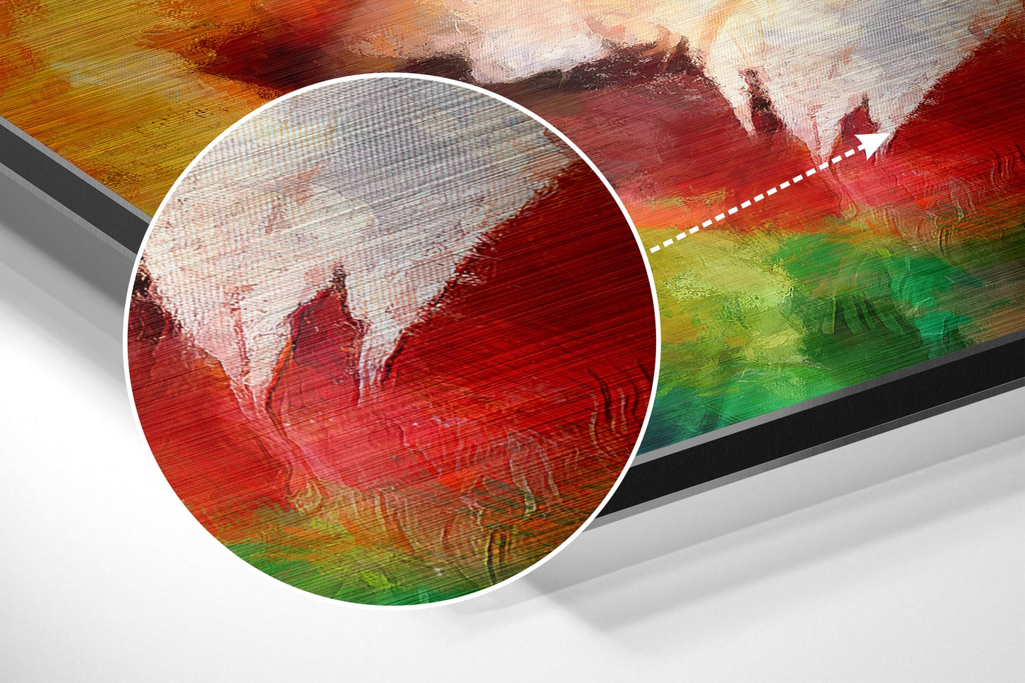 Eagle Brushed Aluminium Dibond Wall Art