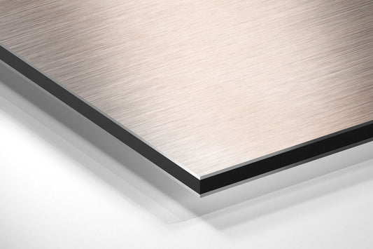 Dots Brushed Aluminium Dibond Wall Art