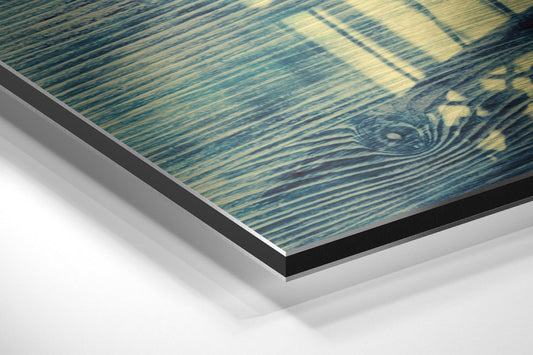 The Cage Brushed Aluminium Dibond Wall Art