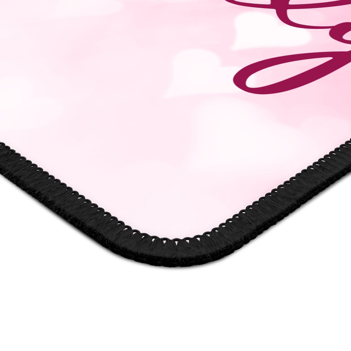 Cat Lady Hearts Gaming Mouse Pad for Cat Lovers and Gamers