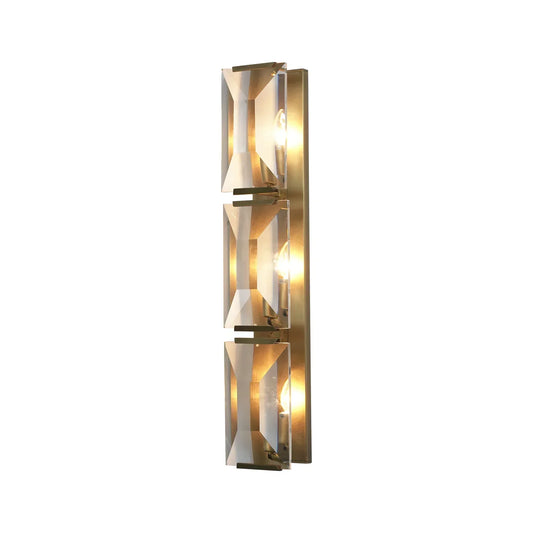 Crystal Rectangular Wall Lamp