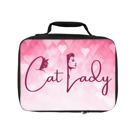 Cute Cat Lady Lunch Bag - Insulated Tote