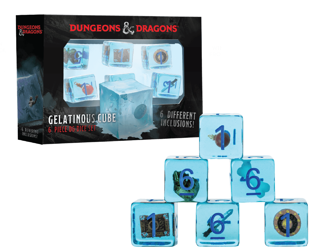 D&D Gelatinous Cube 6-Pack
