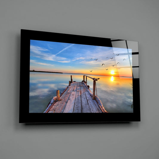 Sunset Glass Wall Art
