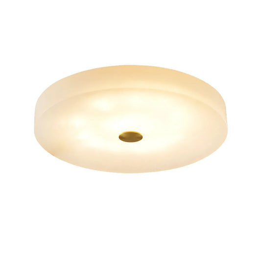 Disc Shaped Sophie Alabaster Ceiling Lamp