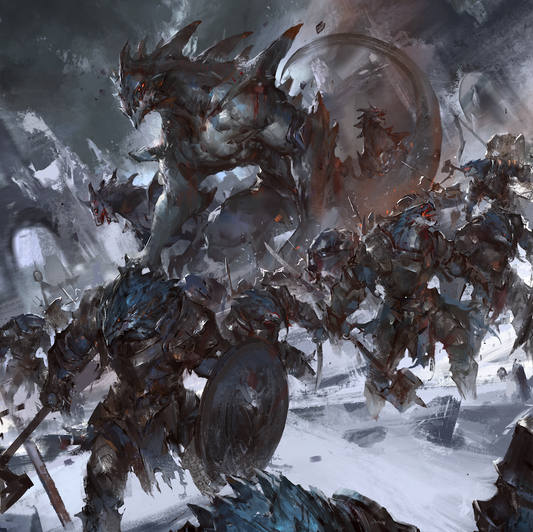 Dragon Army Faction Box: 6 Dragon Knights, 2 Dragon Kin, and 1 Dragon Champion Miniatures