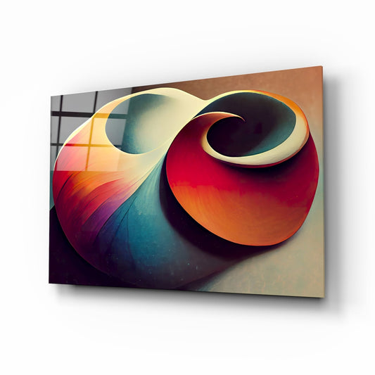 The Shell Glass Art || Designer Collection