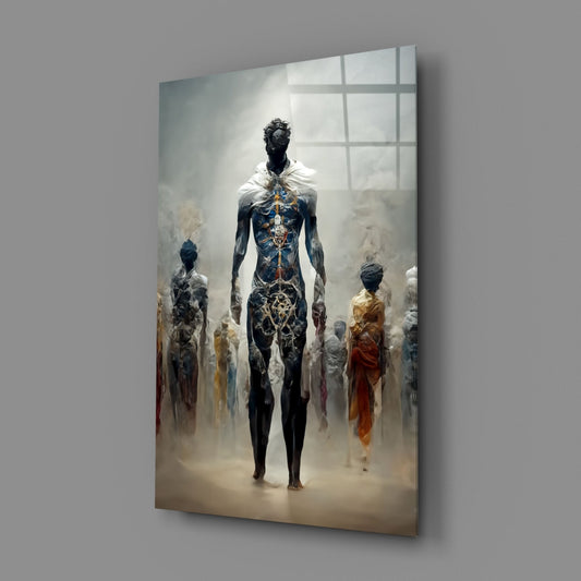Fighters of the New Age Glass Art || Designer Collection