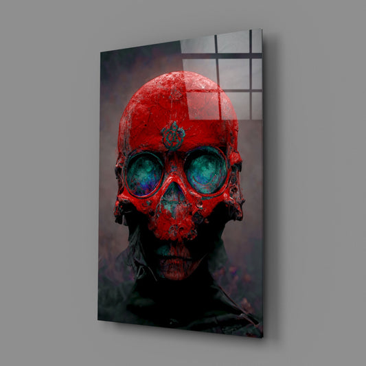 Skull Glass Art || Designers Collection