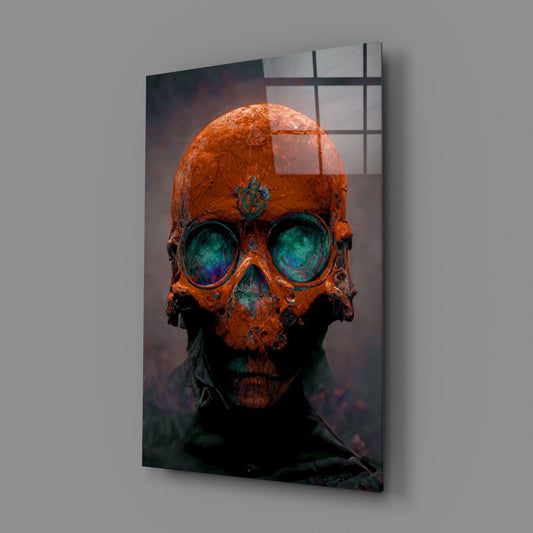 Skull Glass Art || Designer Collection