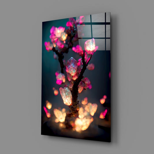 Fire Blooms Glass Art || Designer Collection