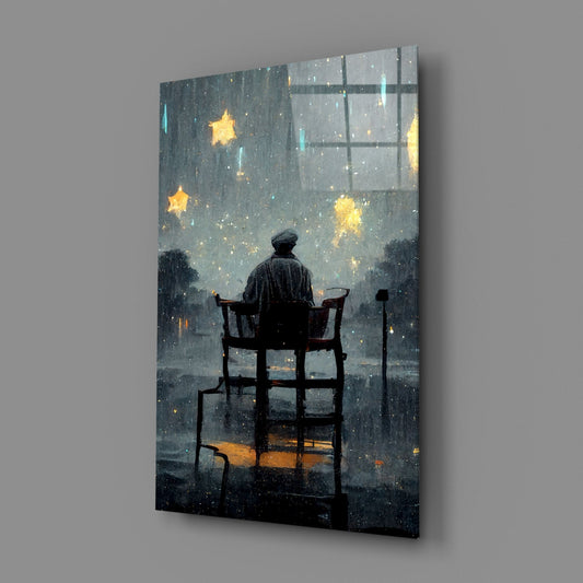 Star Rain Glass Art || Designer Collection