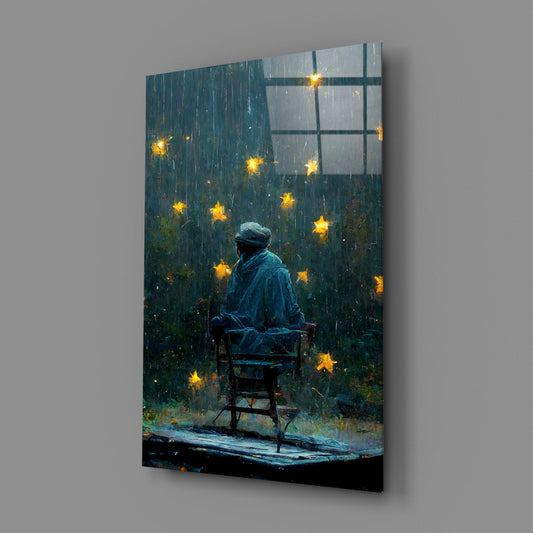 Star Rain Glass Art || Designer Collection