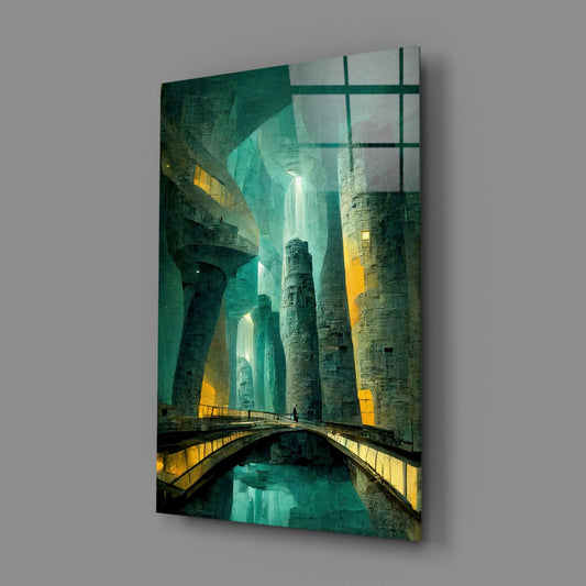 Underground Glass Wall Art || Designers Collection