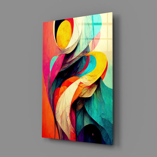 The Hug Glass Wall Art || Designer Collection