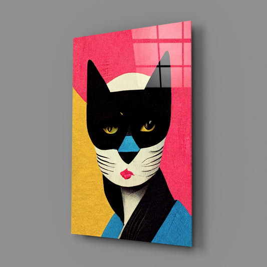 Masked Glass Wall Art || Designer Collection