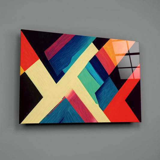 Corners Glass Wall Art || Designers Collection