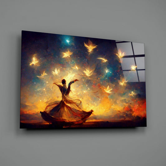 Mysticism Glass Wall Art || Designer Collection