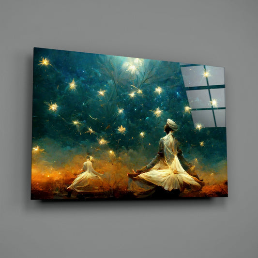 Mysticism Glass Wall Art || Designer Collection