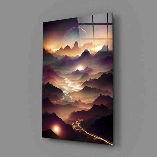 Lavas Glass Wall Art || Designer Collection