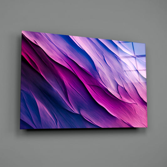 Purple Dance Glass Wall Art || Designer Collection