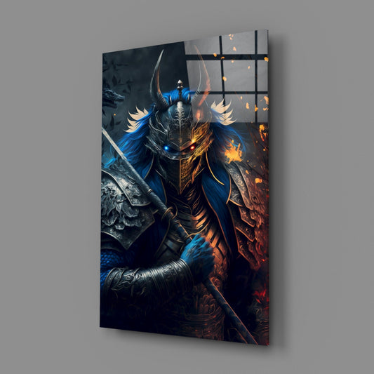 Lord Warrior Glass Wall Art || Designer Collection