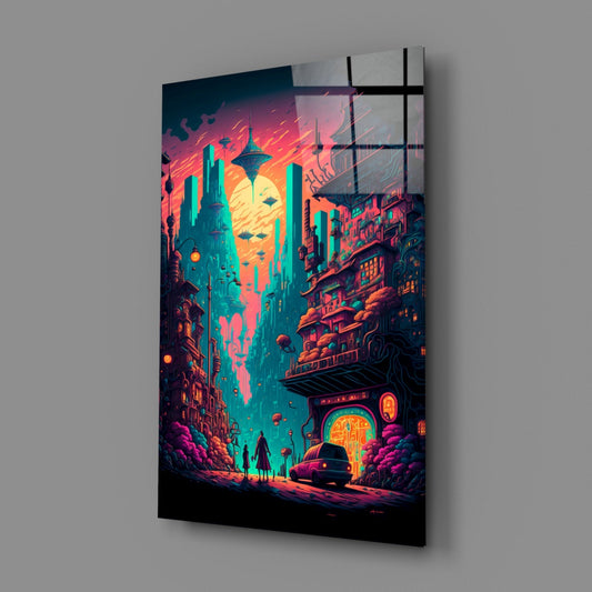 Dream of a New Life Glass Wall Art || Designers Collection