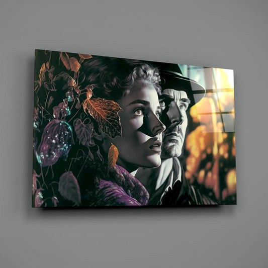 Nostalgic Scenes Glass Wall Art || Designer Collection