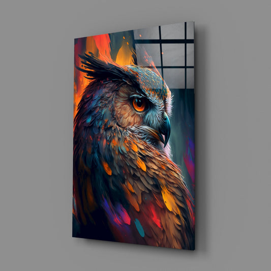 Owl's Eye Glass Wall Art || Designer Collection