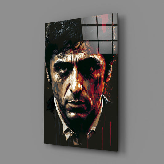 Al Pacino Glass Wall Art || Designer Collection