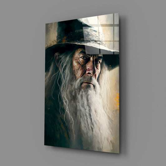 Gandalf Glass Wall Art || Designer Collection