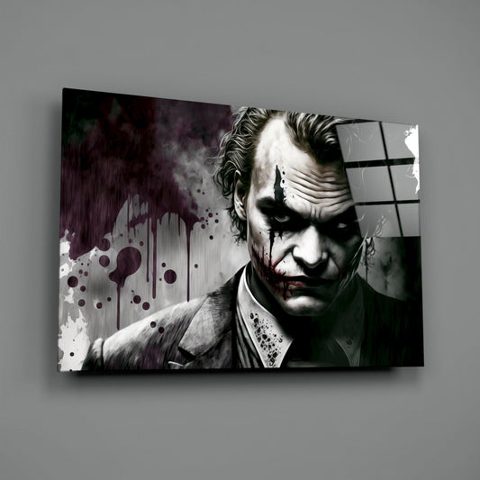 Joker Glass Wall Art || Designer Collection