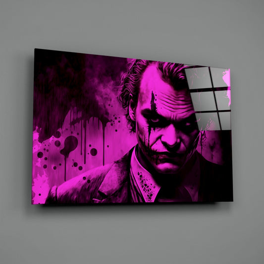 Joker Glass Wall Art || Designer Collection