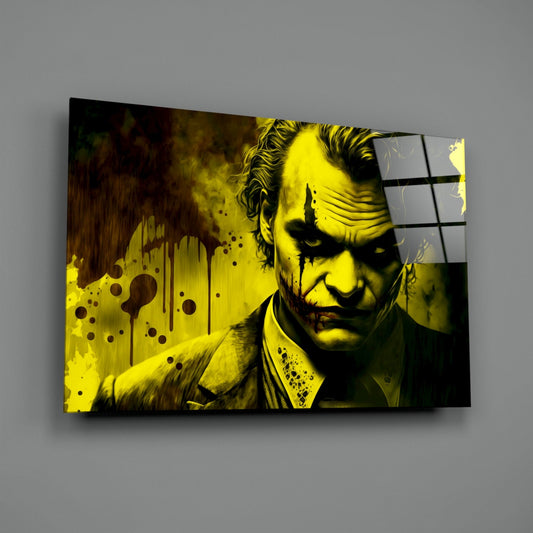 Joker Glass Wall Art || Designer Collection