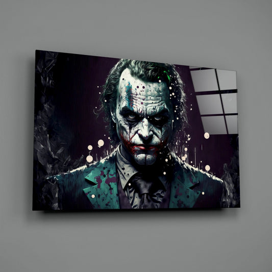 Joker Glass Wall Art || Designer Collection