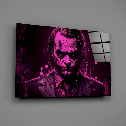 Joker Glass Wall Art || Designer Collection